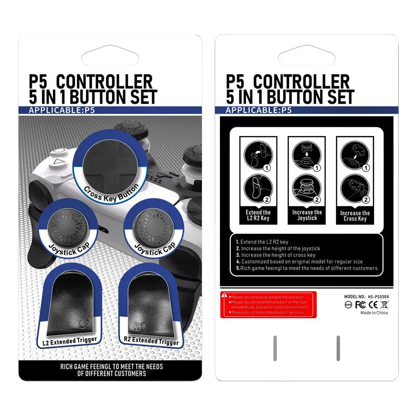 PS5 Accessory Kit Set - Compatible with DualSense Controller