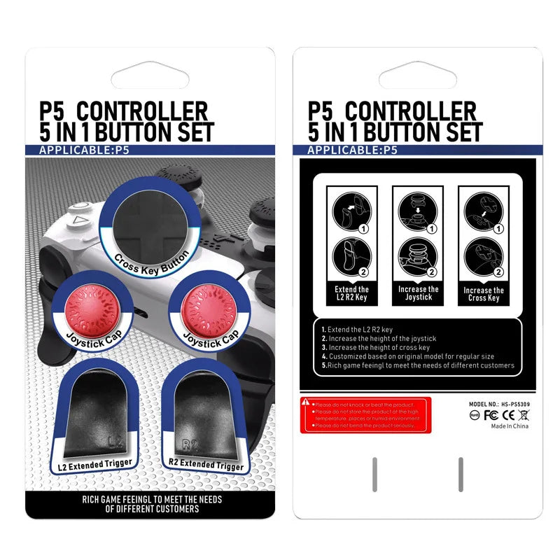 PS5 Accessory Kit Set - Compatible with DualSense Controller