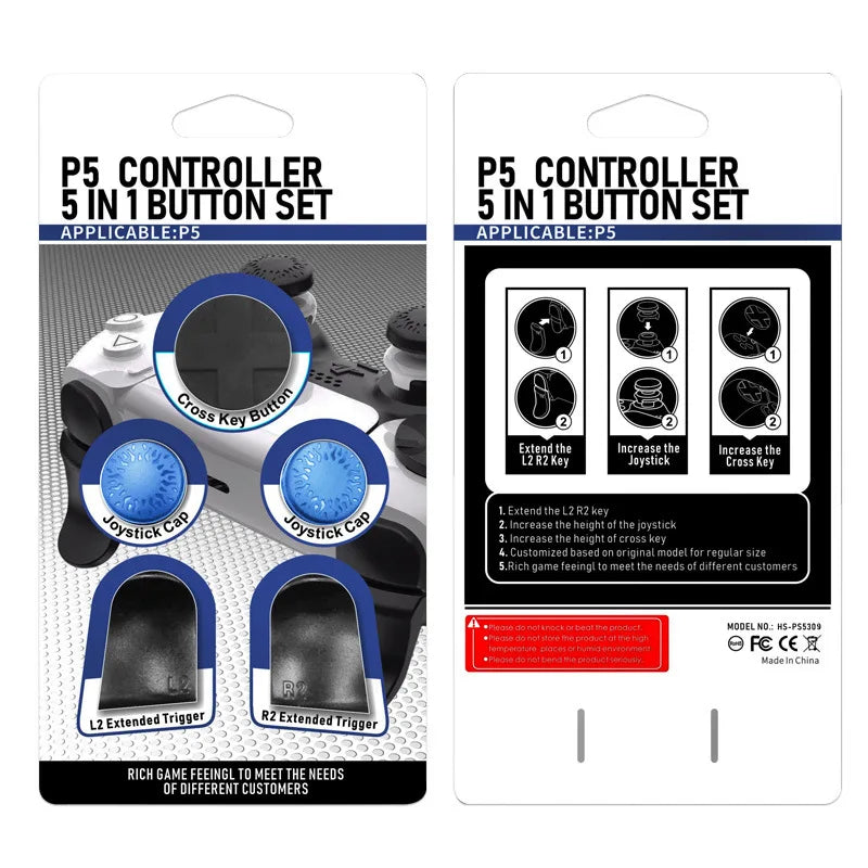 PS5 Accessory Kit Set - Compatible with DualSense Controller
