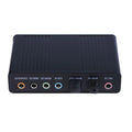 External Sound Card USB 7 Channel 5.1 For PC with Driver CD + USB Cabler