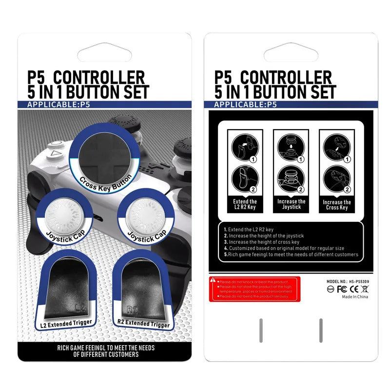 PS5 Accessory Kit Set - Compatible with DualSense Controller