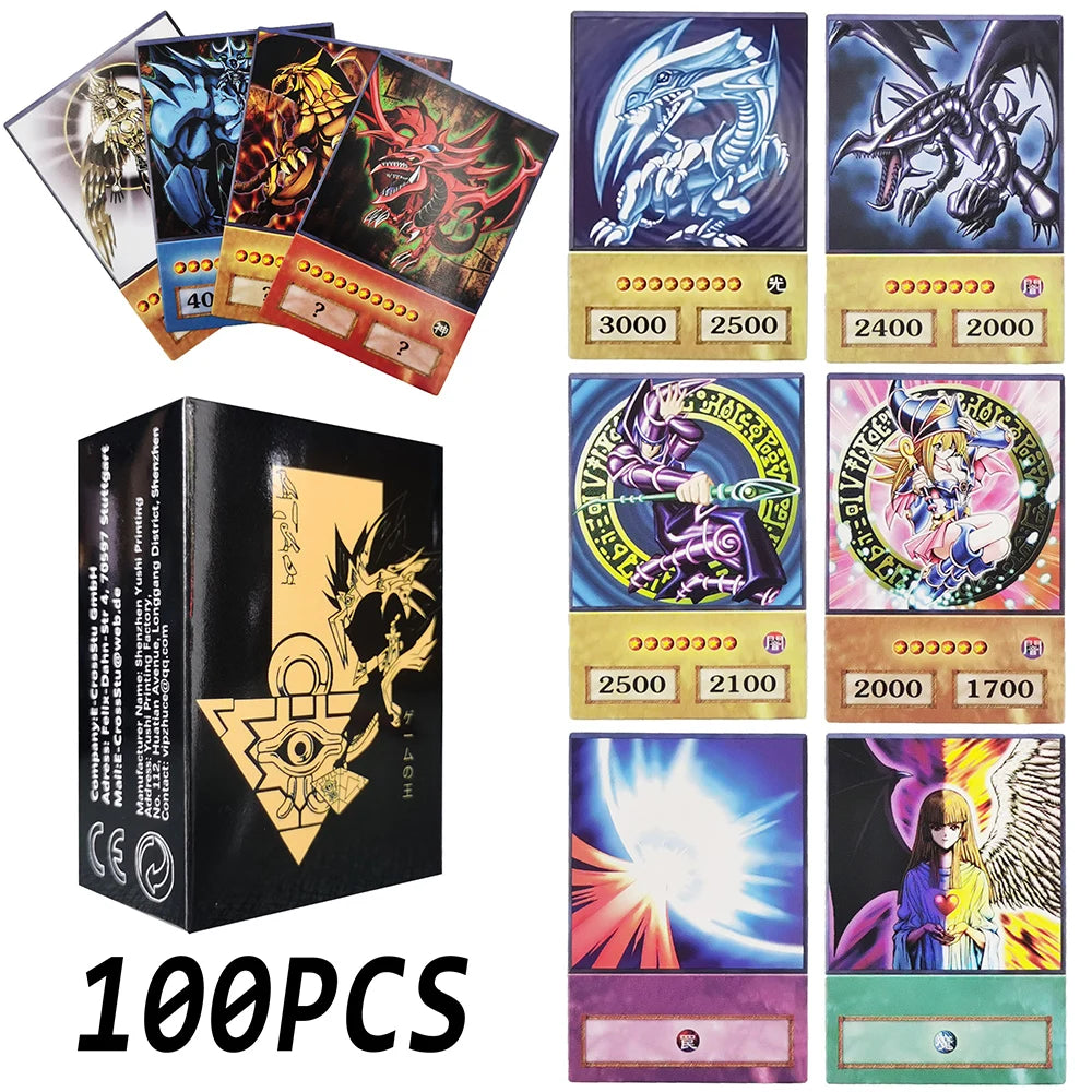 100pcs YGO Anime Style Cards