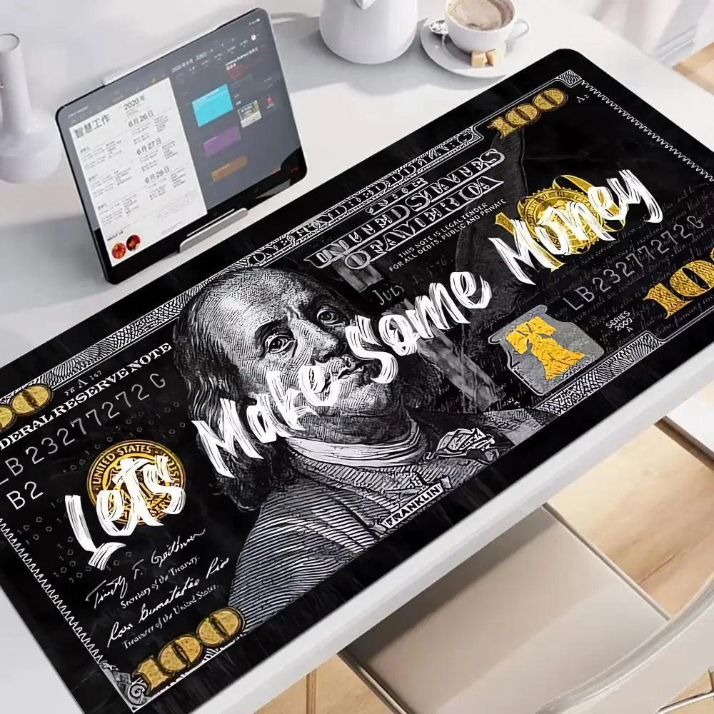 US Dollar Mouse Pad Non-slip w/ Seamed Edge