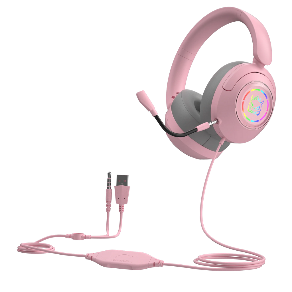 Wired Gaming Headphones w/ Microphone For PC