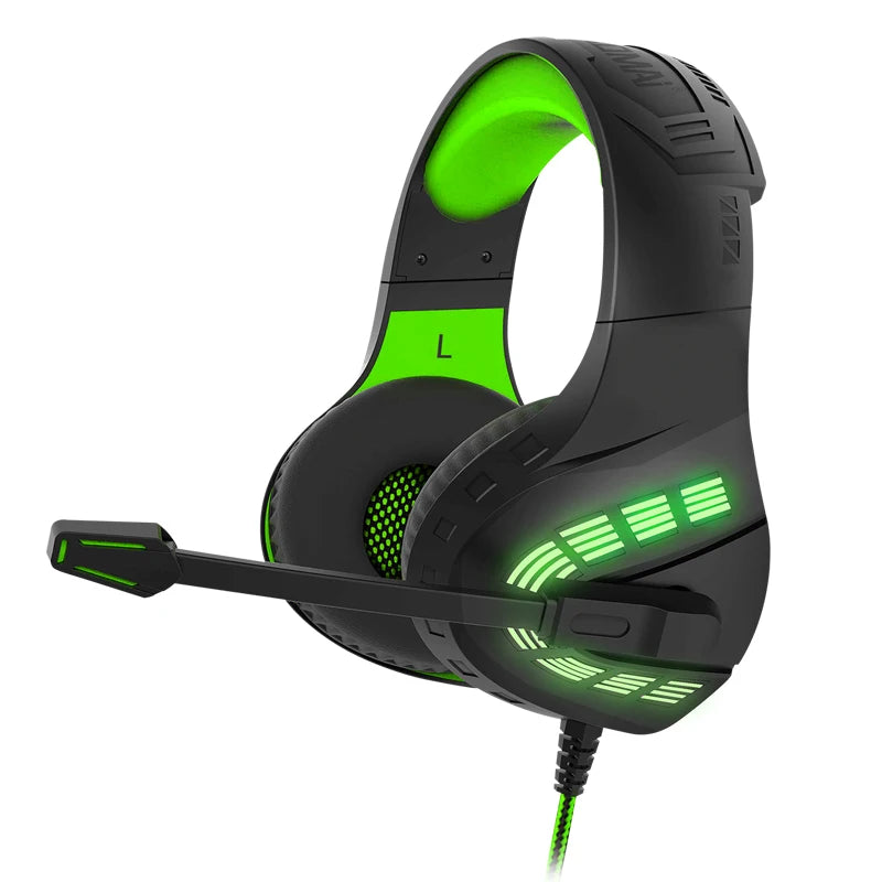 LED G4 Wired Gaming Headphones With Noise-cancelling Microphone Surround Sound 3.5mm
