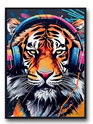 Cool Animal Graffiti Wall Art Collection