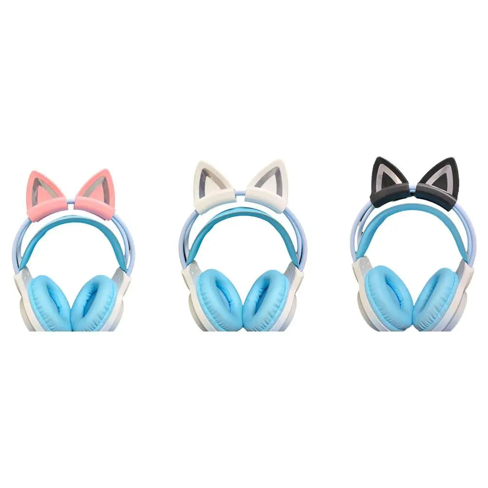 Cat Ear Attachment For Gaming Headphones