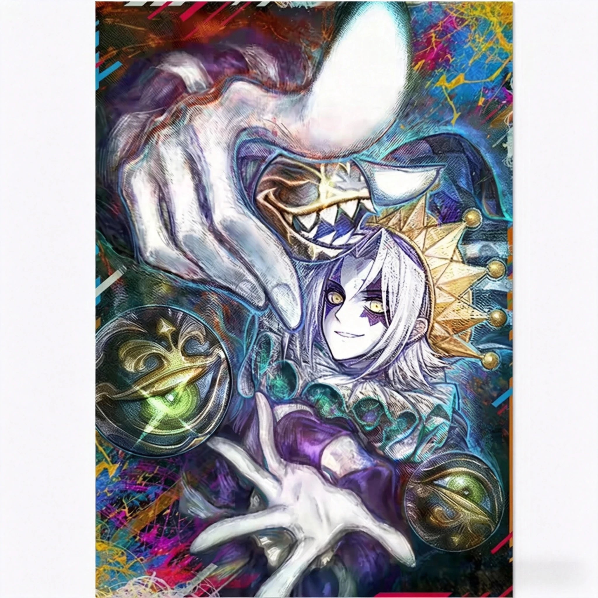 60PCS YGO Clown Clan Card Sleeves 63x90mm