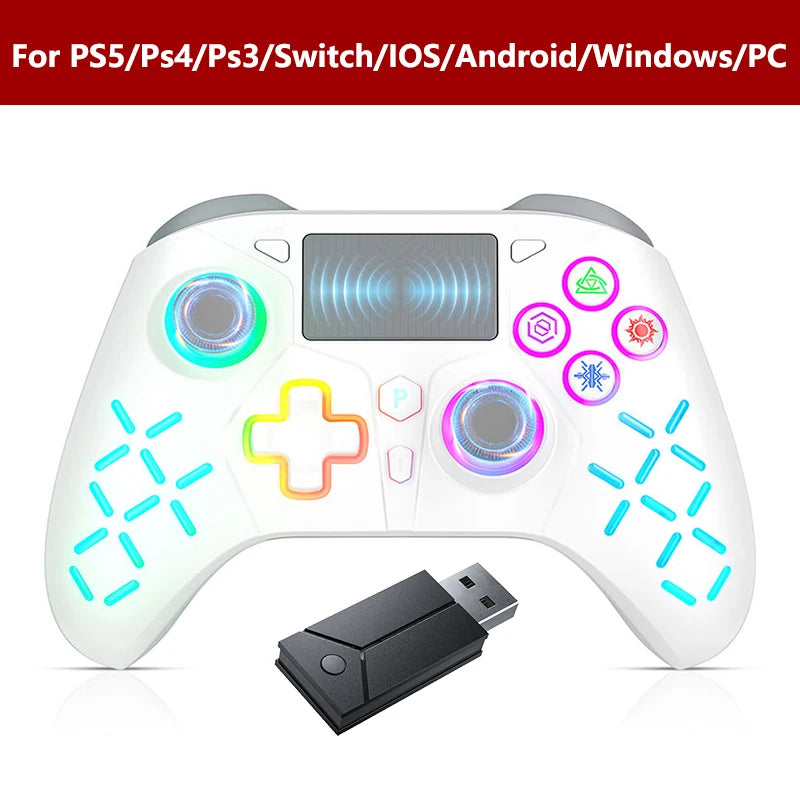 Gamepad For PS5 Console - Dual Vibration - Hall Effect - Turbo Touchpad