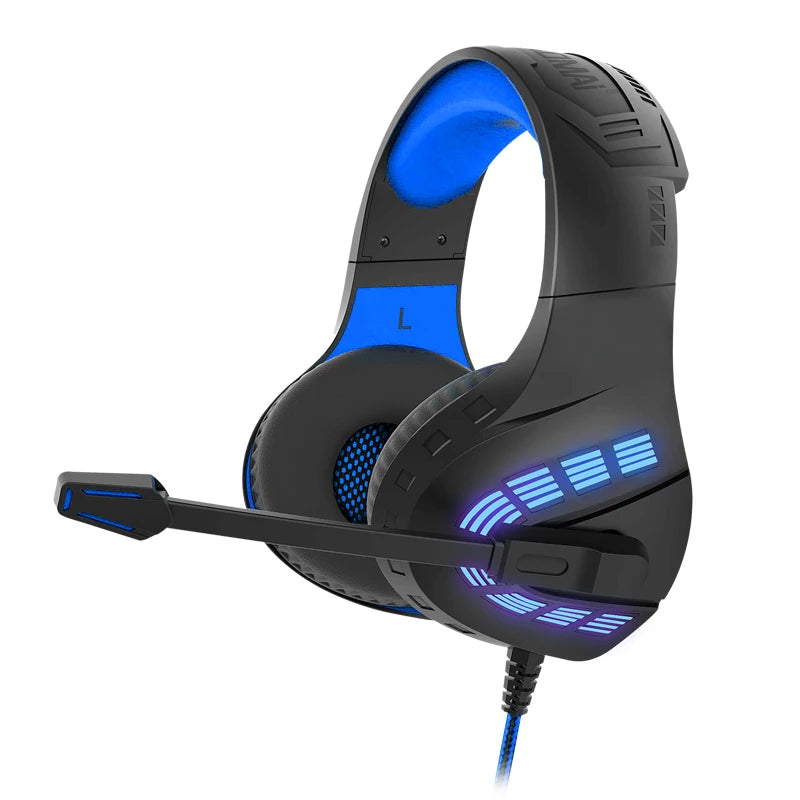 LED G4 Wired Gaming Headphones With Noise-cancelling Microphone Surround Sound 3.5mm