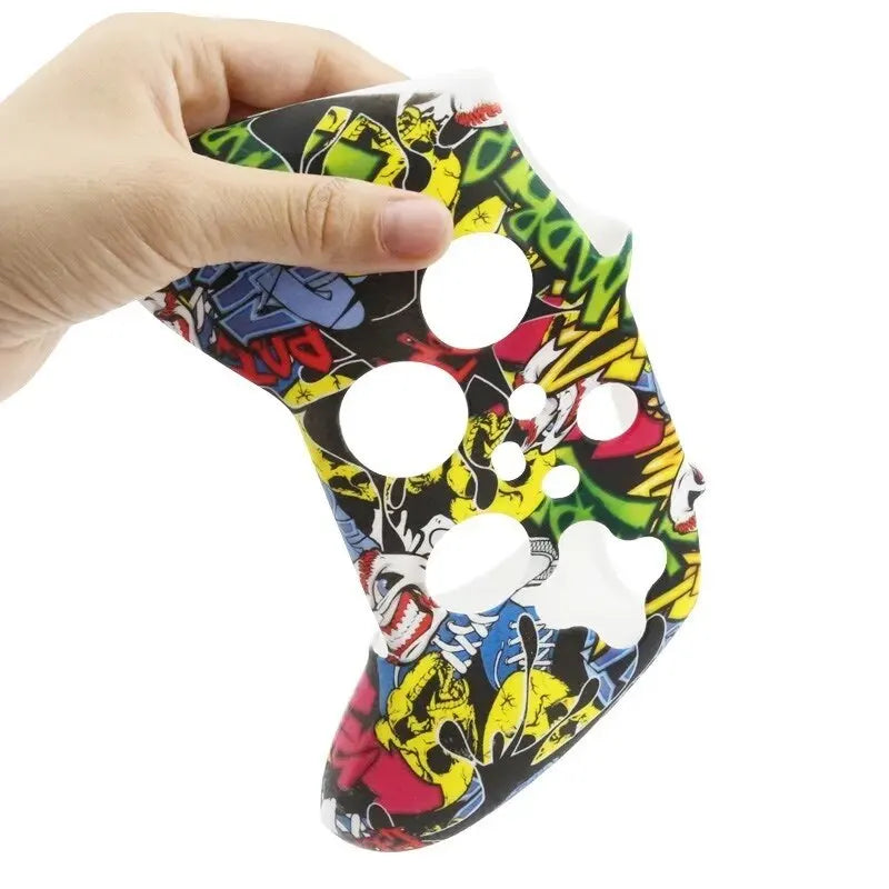 Soft Silicone Case For Xbox Series X/S GamePad w/ Thumb Grips Caps