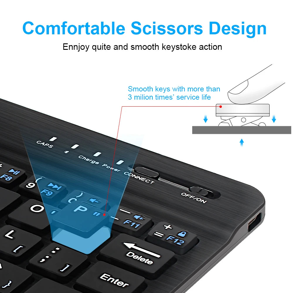 Rechargeable Wireless Mini Keyboard