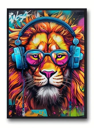 Cool Animal Graffiti Wall Art Collection