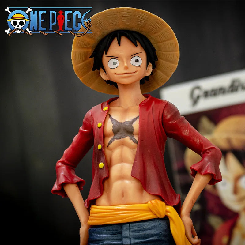 28cm Luffy One Piece Anime - Three Form Face Changing Action Figurine