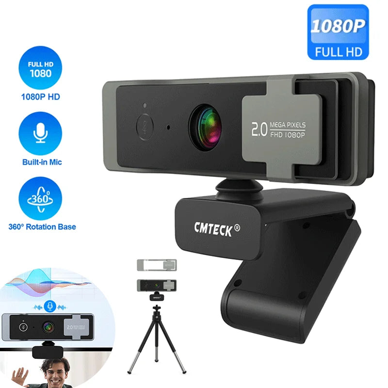 4K Webcam Full HD WebCam With Microphone And Tripod