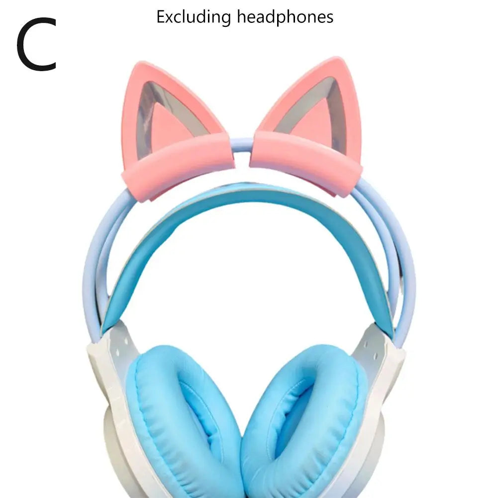 Cat Ear Attachment For Gaming Headphones