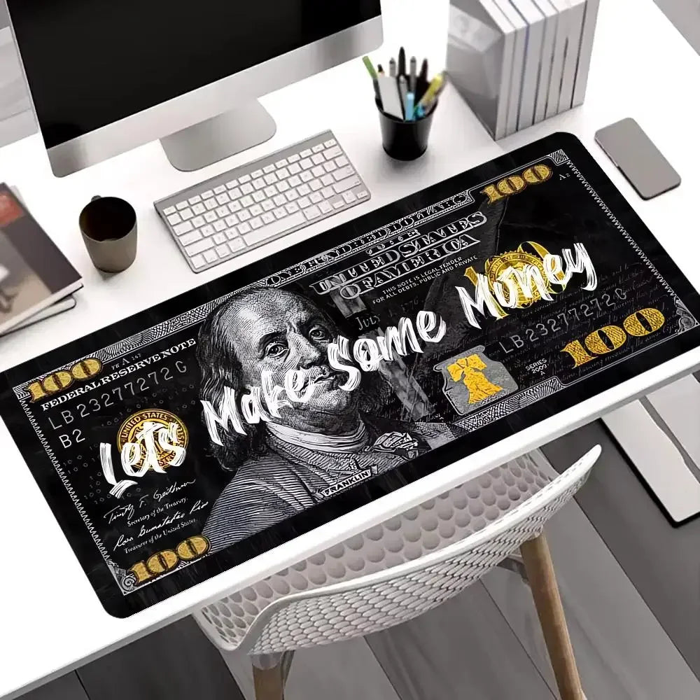 US Dollar Mouse Pad Non-slip w/ Seamed Edge