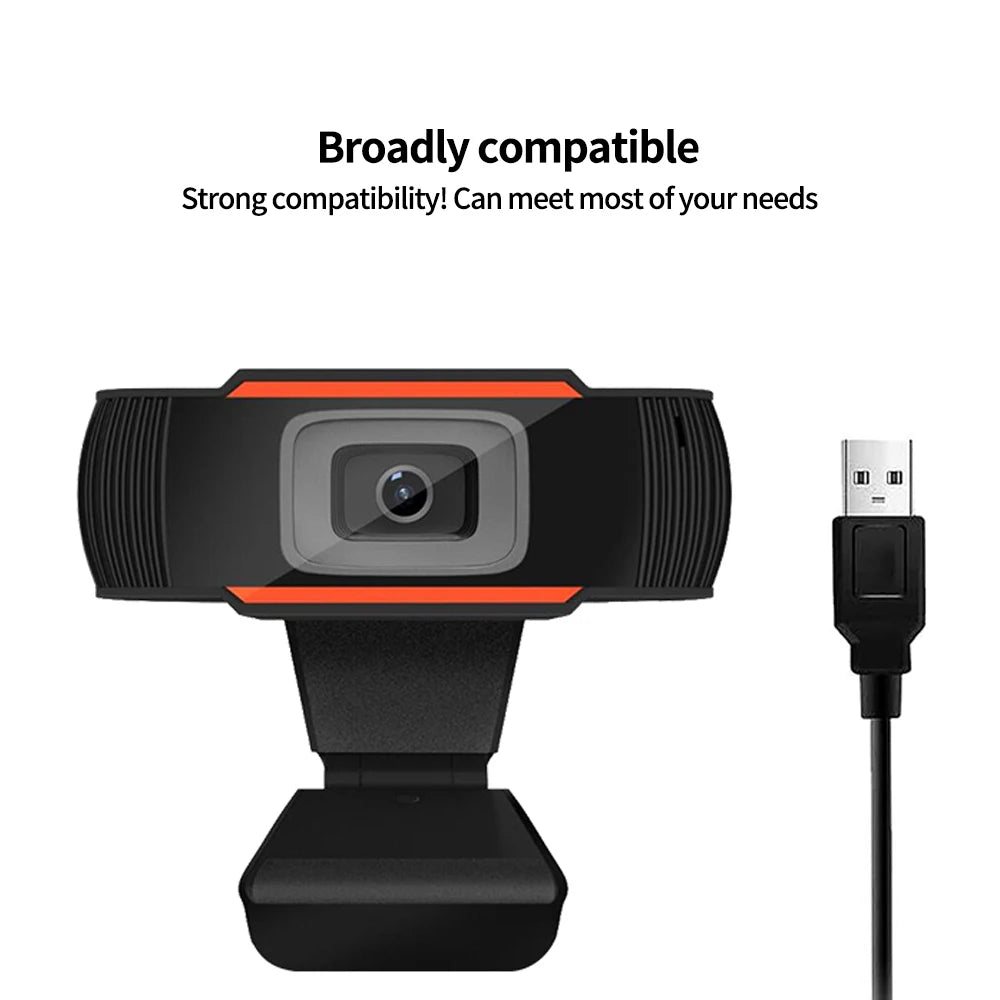Full HD USB WebCam W/ Microphone - Plug And Play