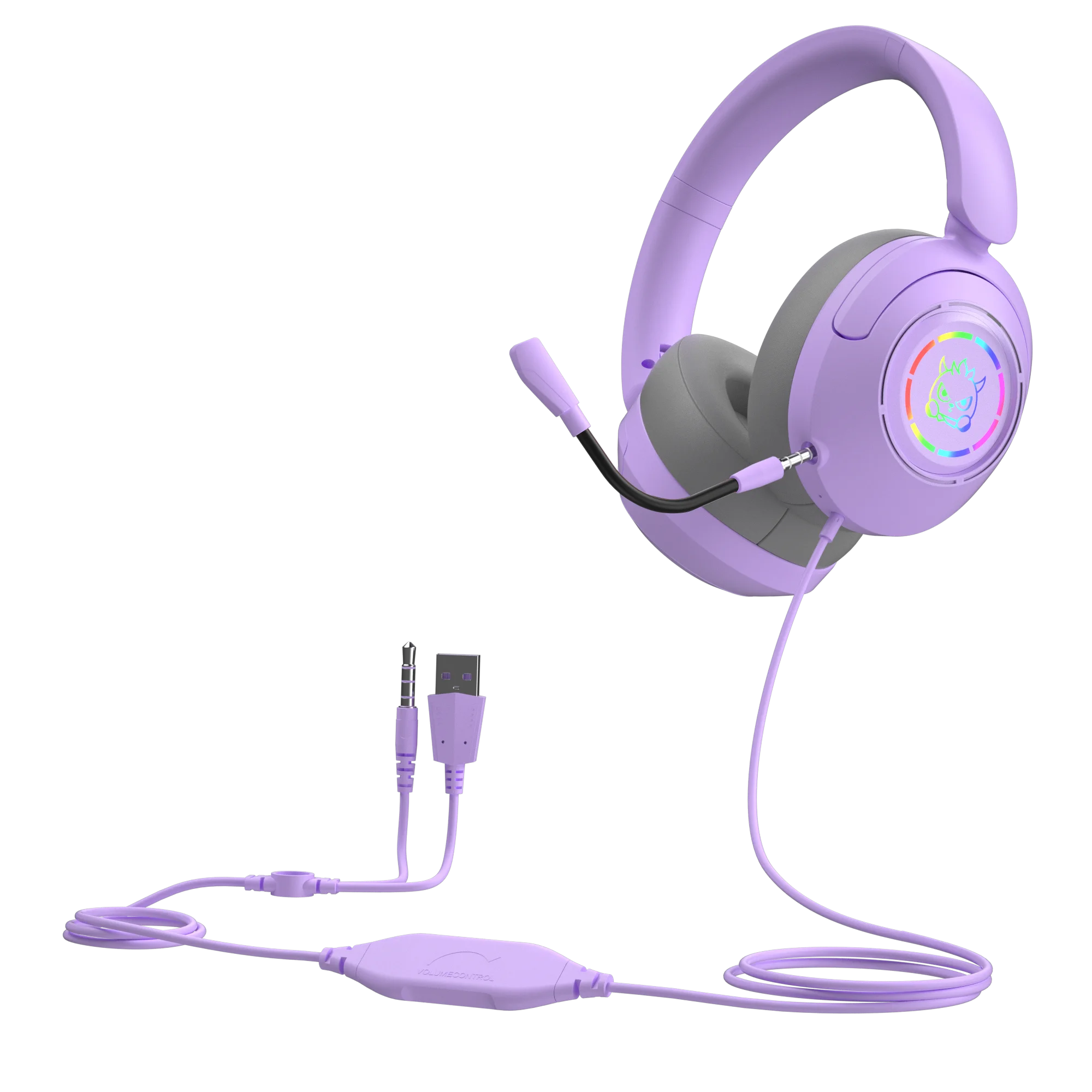 Wired Gaming Headphones w/ Microphone For PC