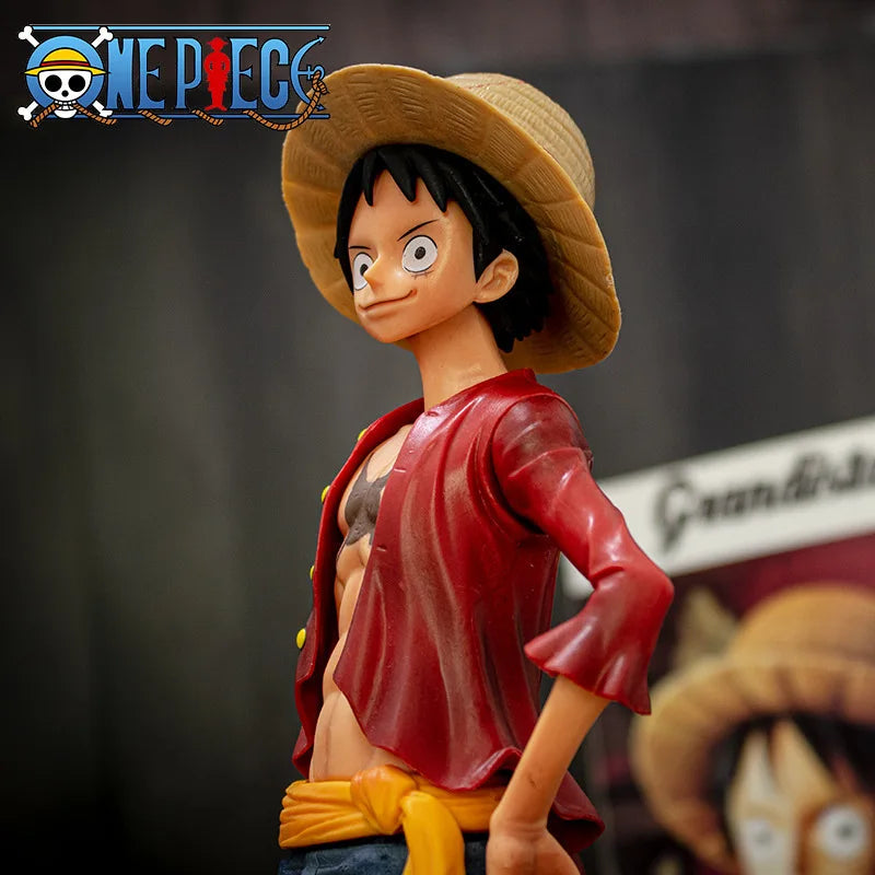 28cm Luffy One Piece Anime - Three Form Face Changing Action Figurine