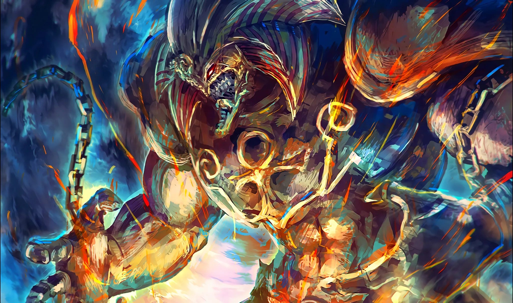 YGO 'Exodia The Forbidden One' Playmat  600x350x2mm