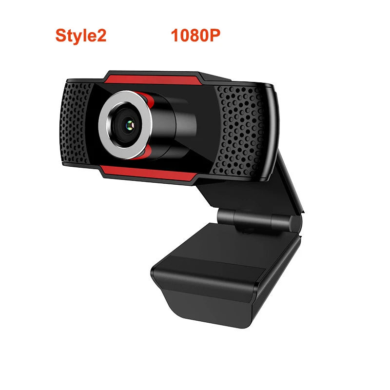 Full HD USB WebCam W/ Microphone - Plug And Play