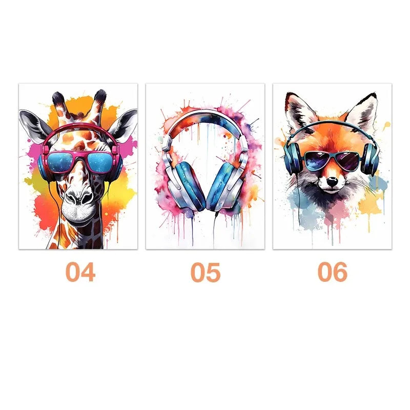 Gaming Animals Wall Art Collection