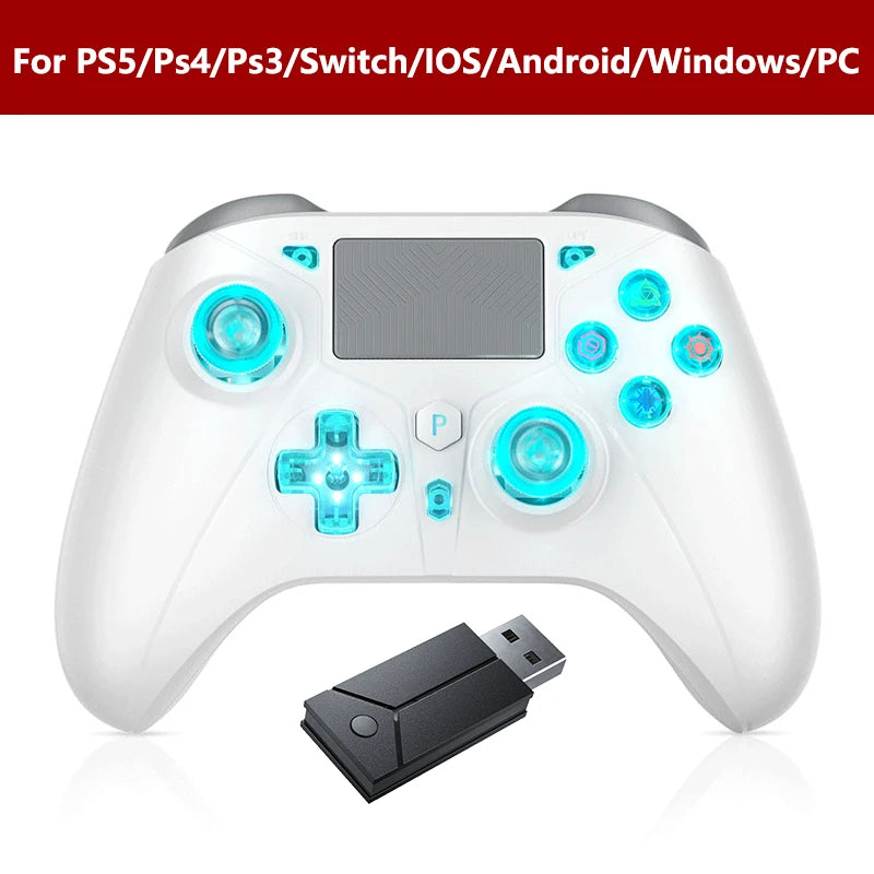 Gamepad For PS5 Console - Dual Vibration - Hall Effect - Turbo Touchpad