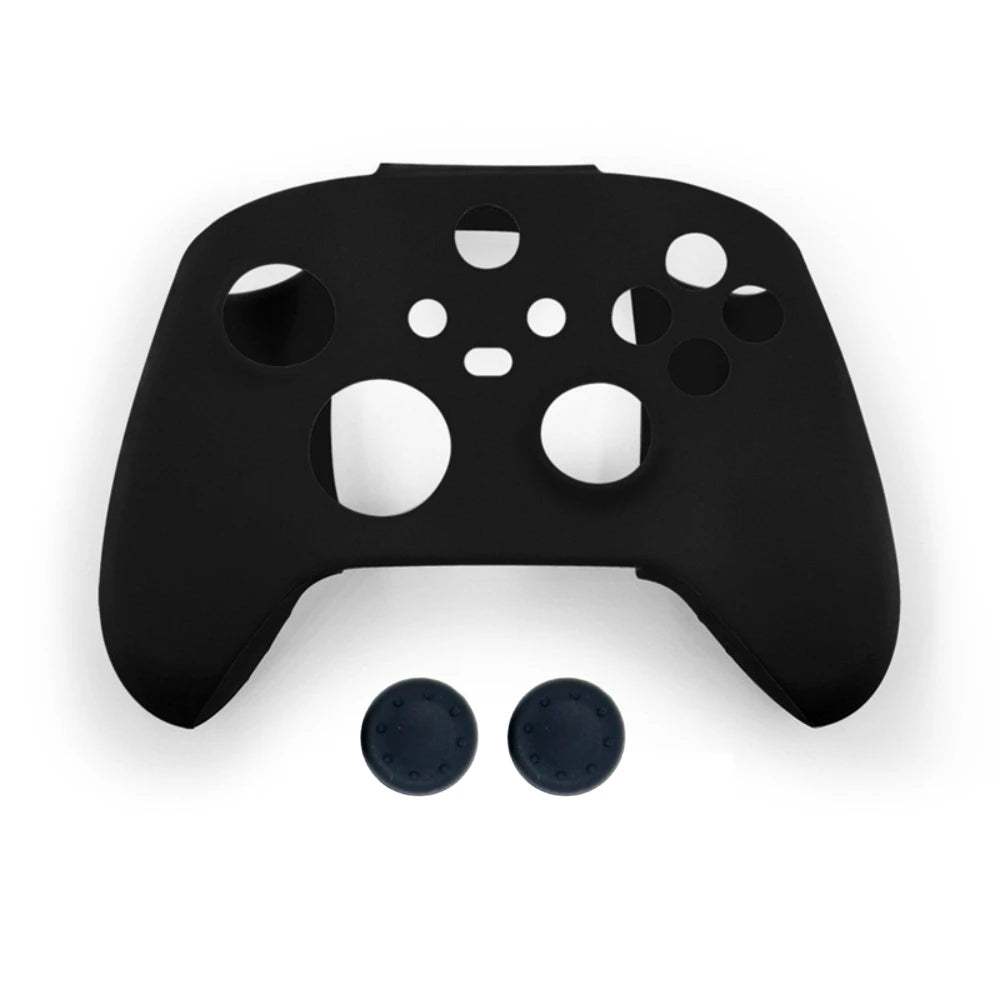 Anti-slip Protective Cover Case For XBOX Series X/S Gamepad W/ Thumb Stick Grip Cap