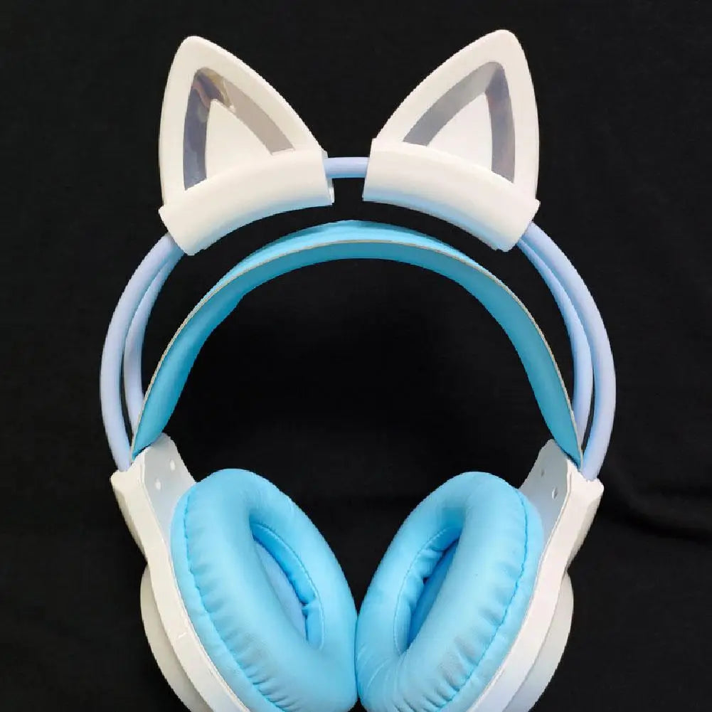 Cat Ear Attachment For Gaming Headphones