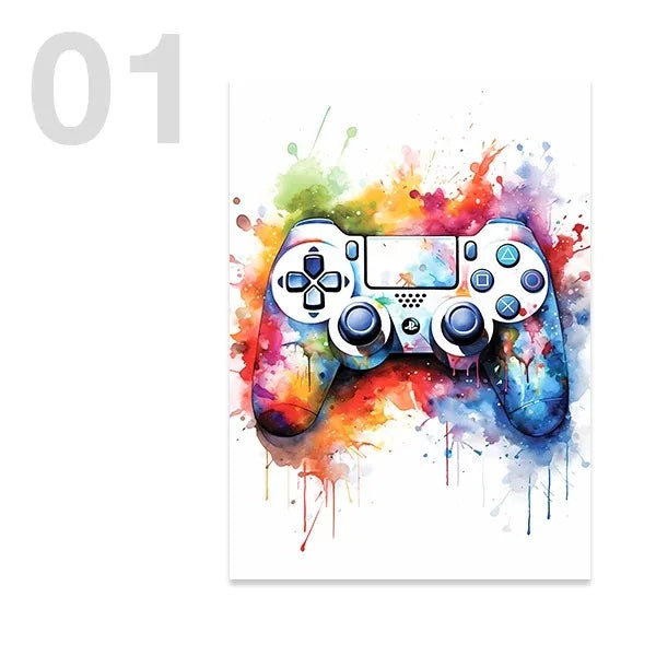 Gaming Animals Wall Art Collection