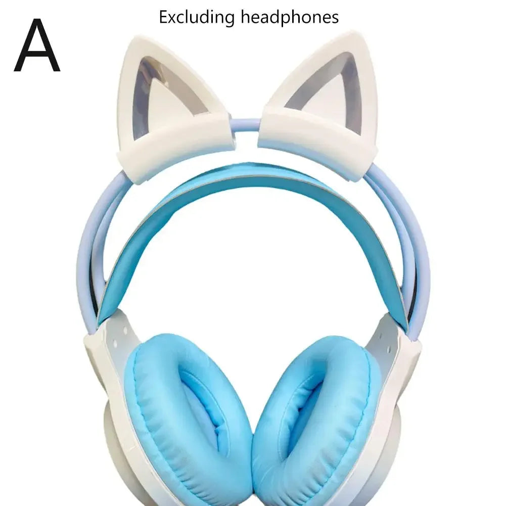 Cat Ear Attachment For Gaming Headphones