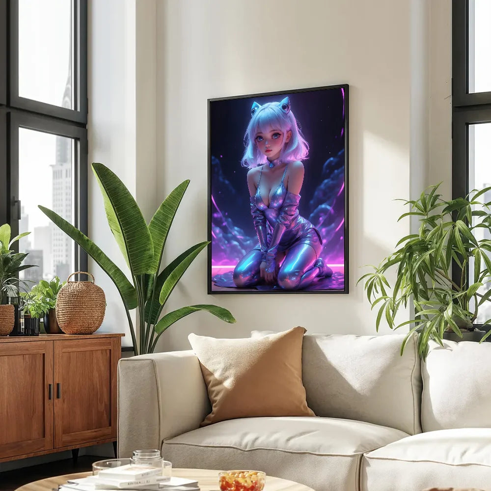 Retro Sexy Anime Wall Art