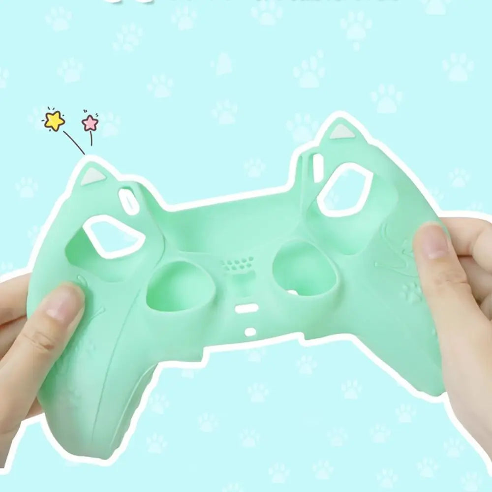 PS5 Kitty GamePad Rubber Case Protector