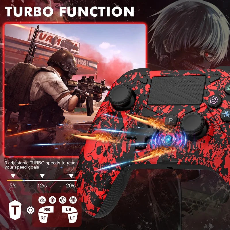 Gamepad For PS5 Console - Dual Vibration - Hall Effect - Turbo Touchpad
