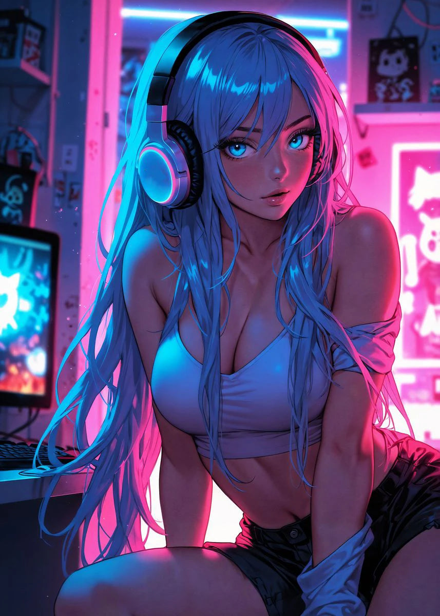 Retro Sexy Anime Wall Art