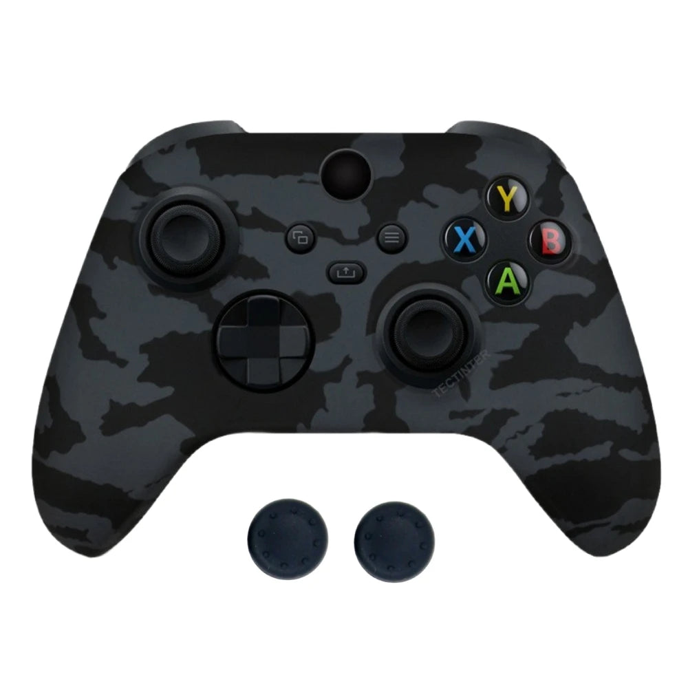 Anti-slip Protective Cover Case For XBOX Series X/S Gamepad W/ Thumb Stick Grip Cap
