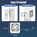 LED Cooling Fan Adjustable 5V 2.4A 7 Lighting Modes For Xbox Series S